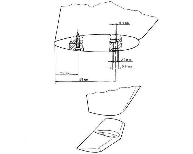 Romarin Flügelkiel für Segelboote (Zusatzballast)