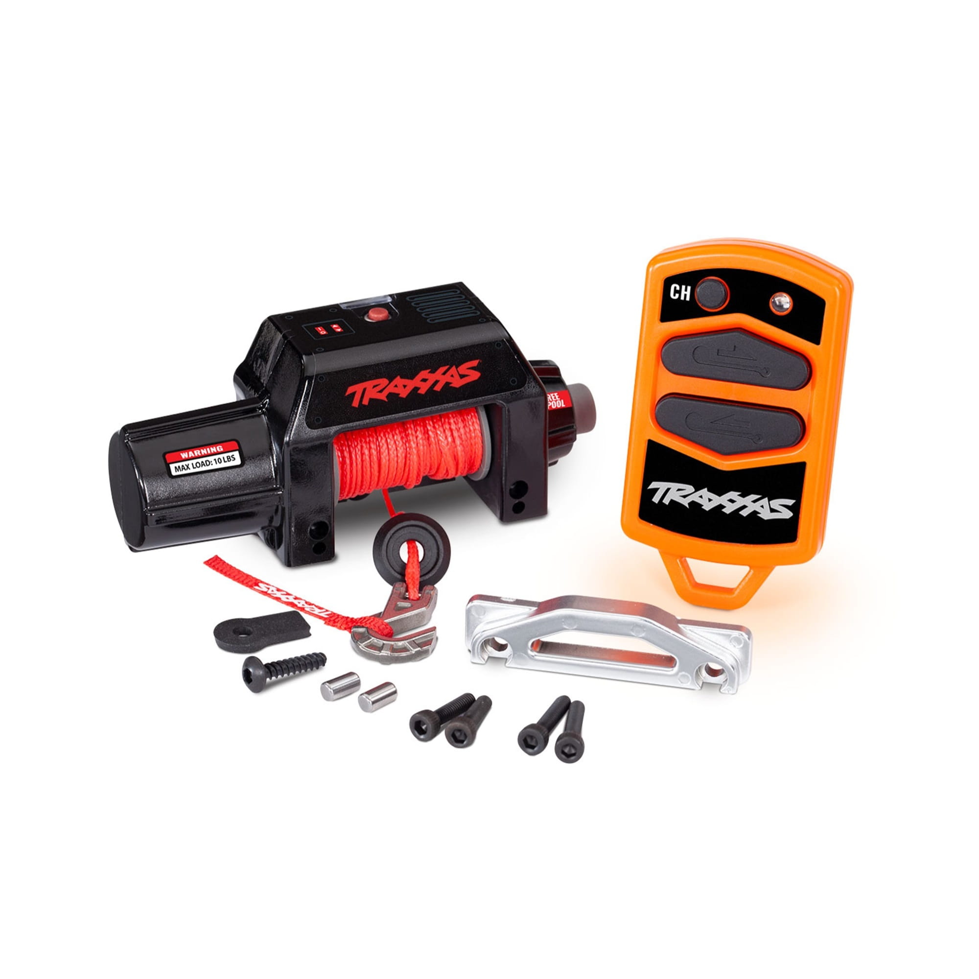 Traxxas Pro Scale Seilwinde Kit fuer TRX-4 TRX-6 mit Fernbedienung Traxxas Pro Scale Seilwinde Kit fuer TRX-4 und TRX-6 mit Fernbedienung