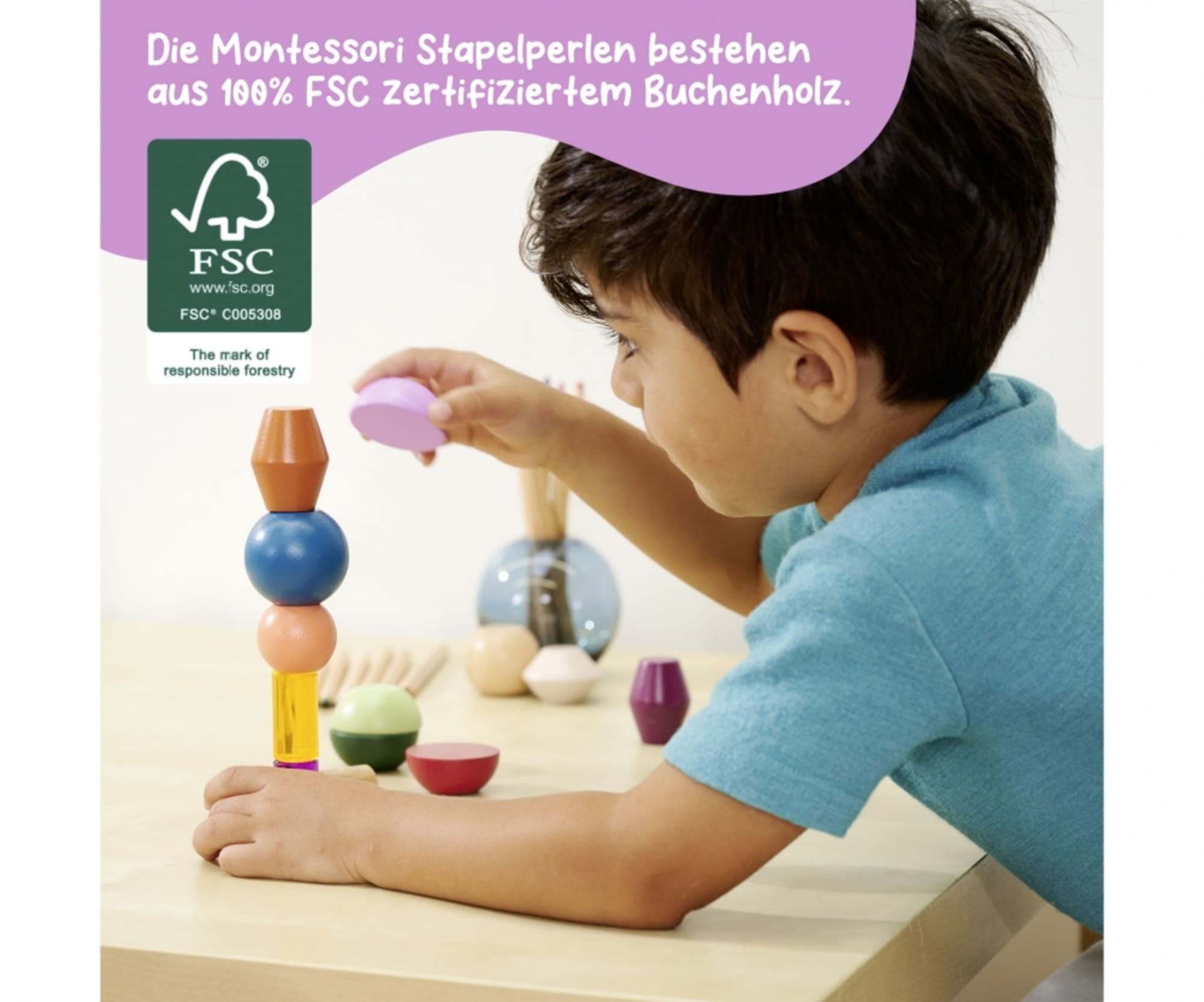 Eichhorn Montessori Stapelperlen