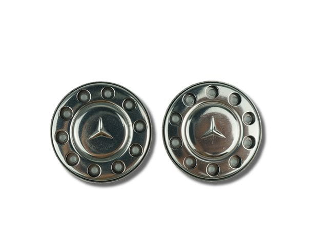 Thicon ScaleClub 1_14 Nabendeckel mit Stern fuer Eurofelgen aus Edelstahl - RC-Zubehoer