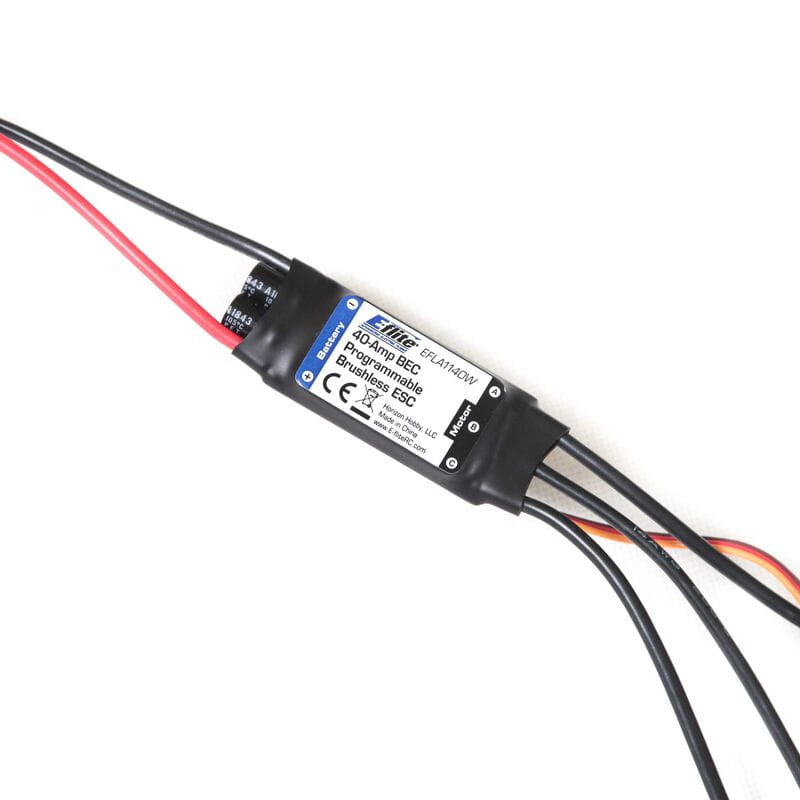 E-flite ESC: 40A 230mm Wire EC3