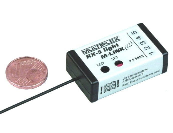 Multiplex Empfänger RX-5 Light M-Link 2,4Ghz Multiplex Empfänger RX-5 Light M-Link 2,4Ghz