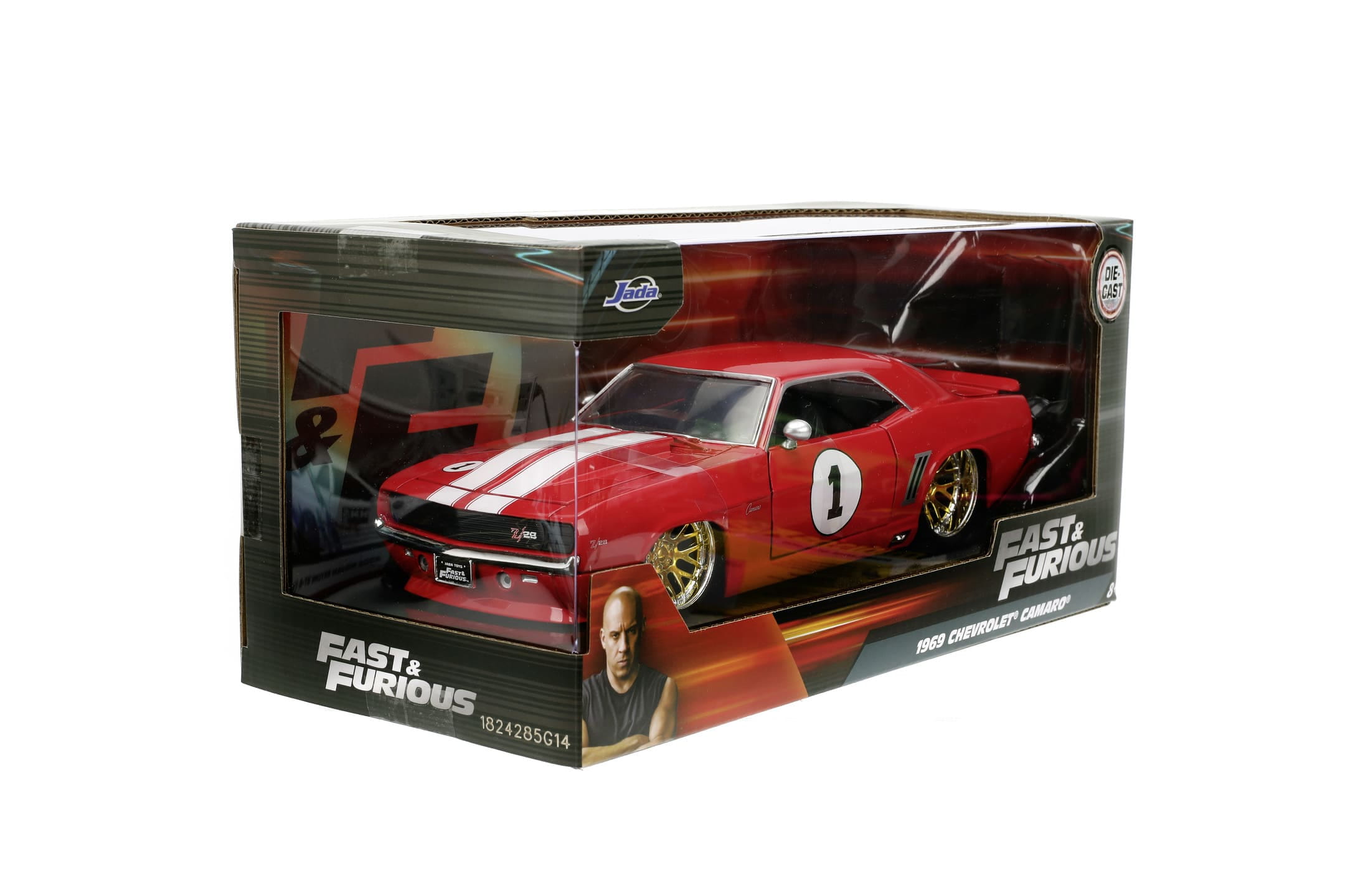 1969 Chevrolet Camaro Modellauto 1_24 rot von Jada Toys