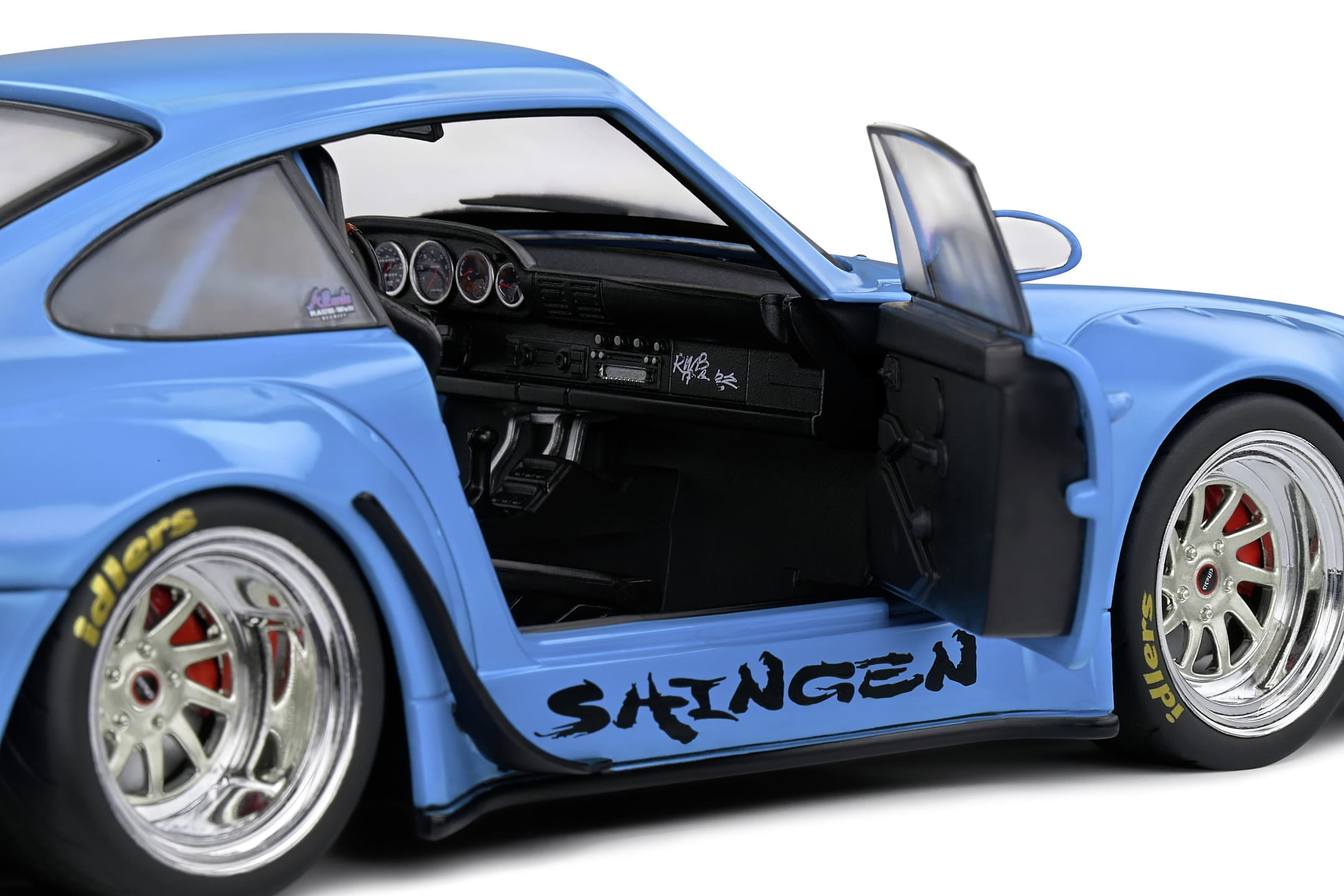 Solido Porsche RWB Bodykit Shingen Blau 2018 Modellauto 1_18