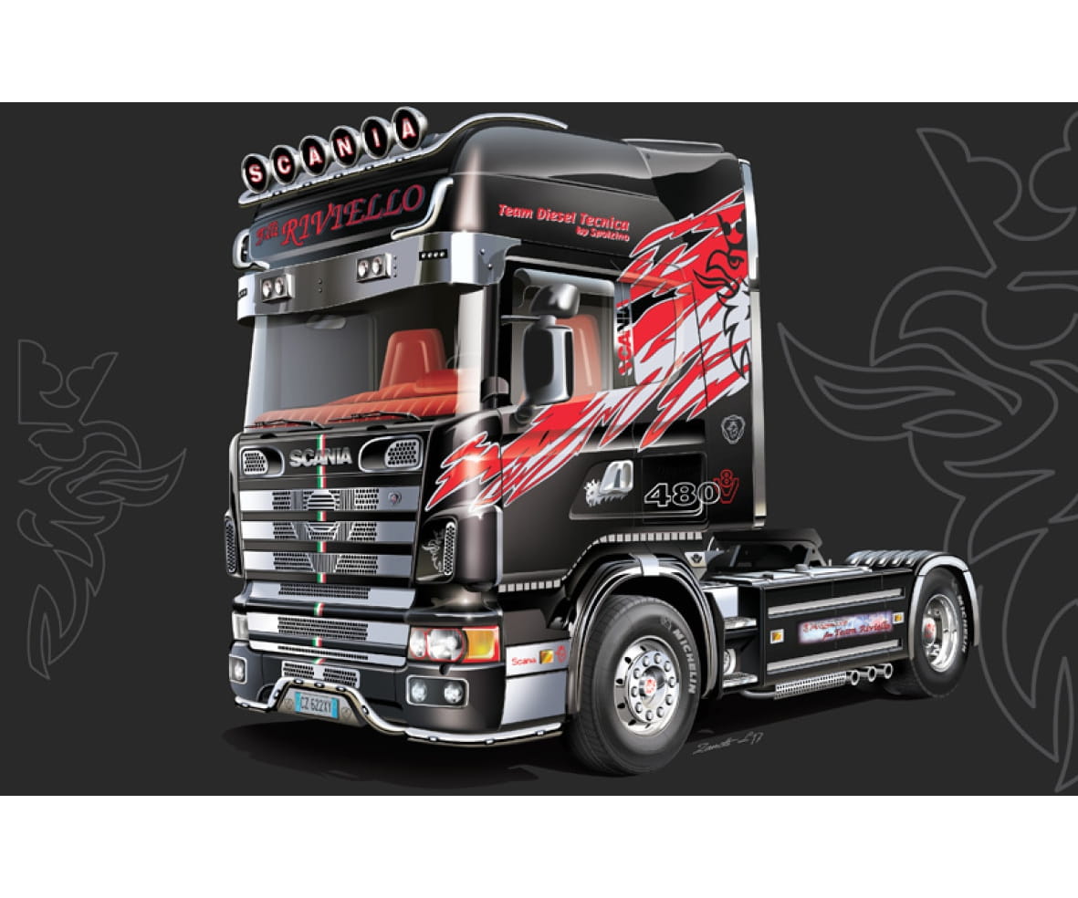 Italeri 1:24 Scania 164L Topclass Italeri 1:24 Scania 164L Topclass