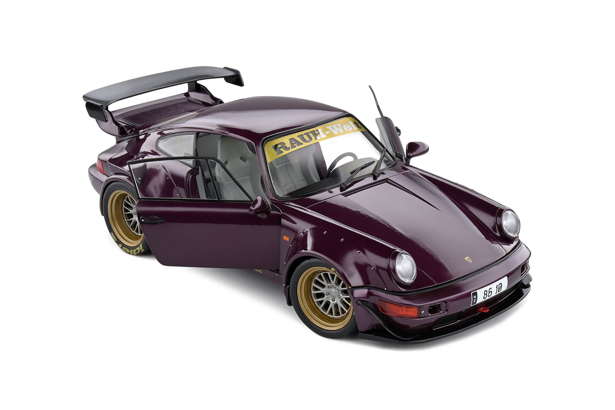 Solido RWB 964 Hekigyoku Lila Standmodellauto im Massstab 1_18