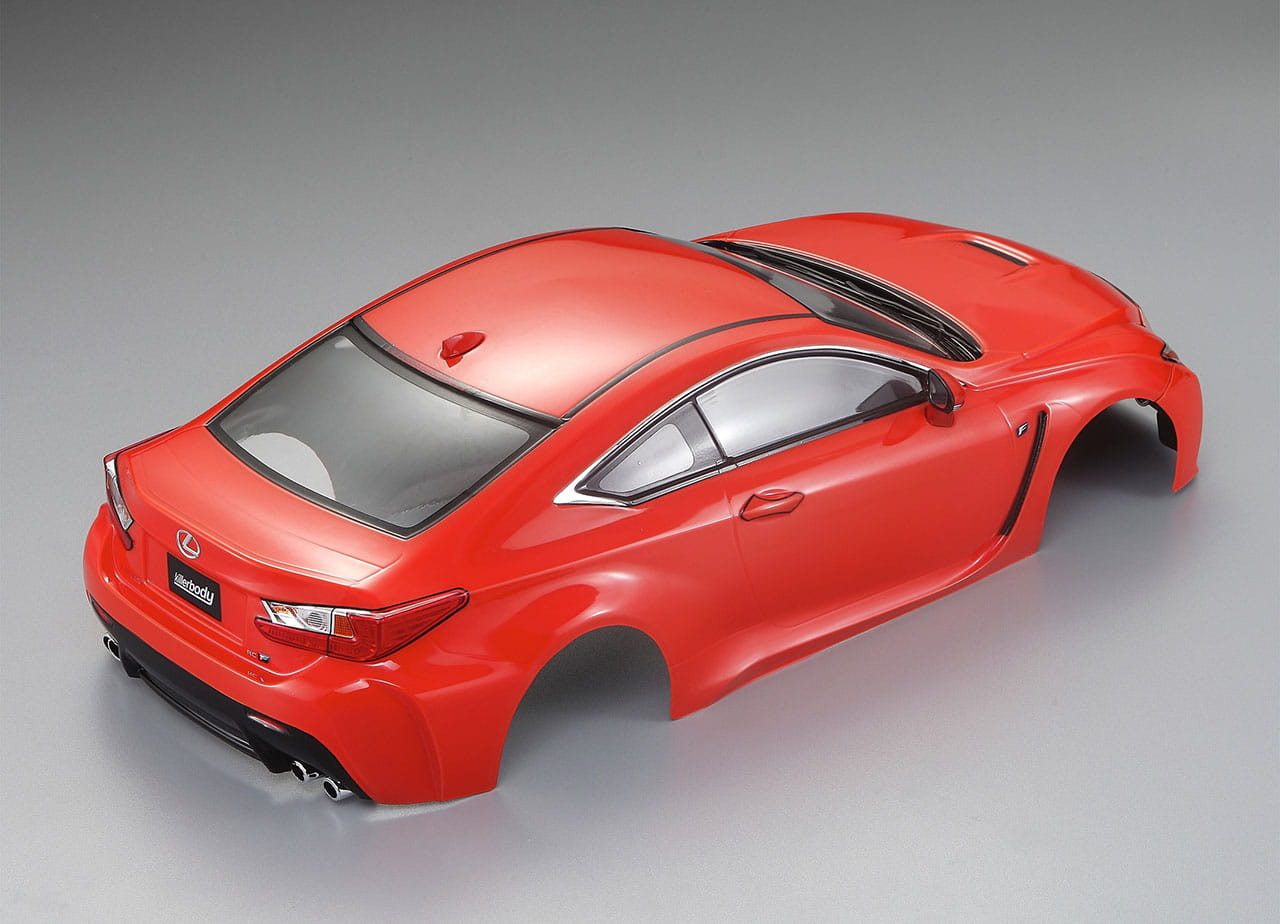 Killerbody Lexus RC F 195mm Orange lackiert, RTU all-in