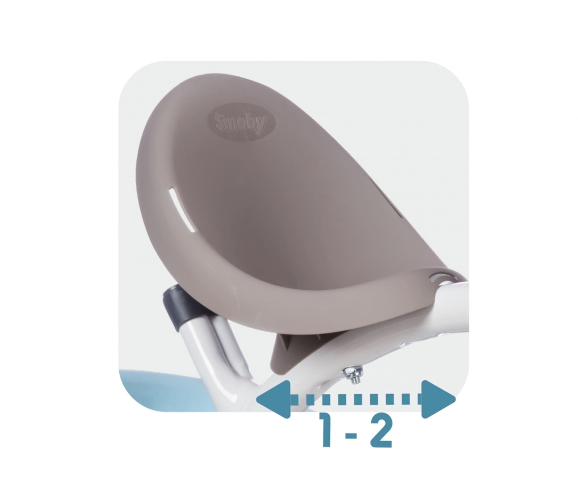 Smoby Dreirad Baby Balade Plus Blau