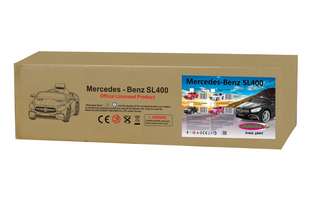 Jamara Ride-on Mercedes-Benz SL 400 pink 12V
