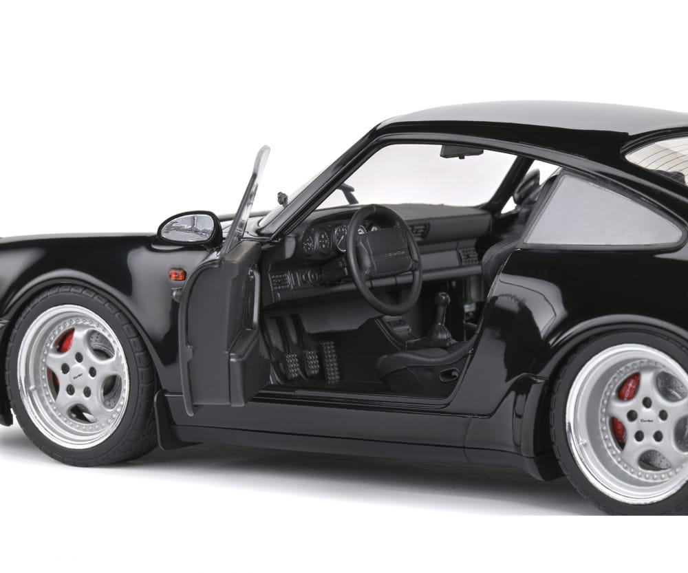 Solido Modellauto Porsche 911 964 Turbo 1_18 in Schwarz 1993