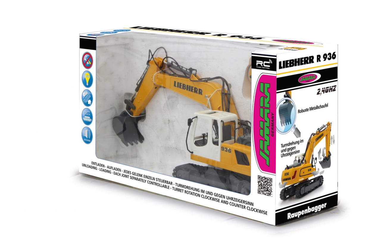 Jamara RC Bagger Liebherr R936 1:20 2,4Ghz