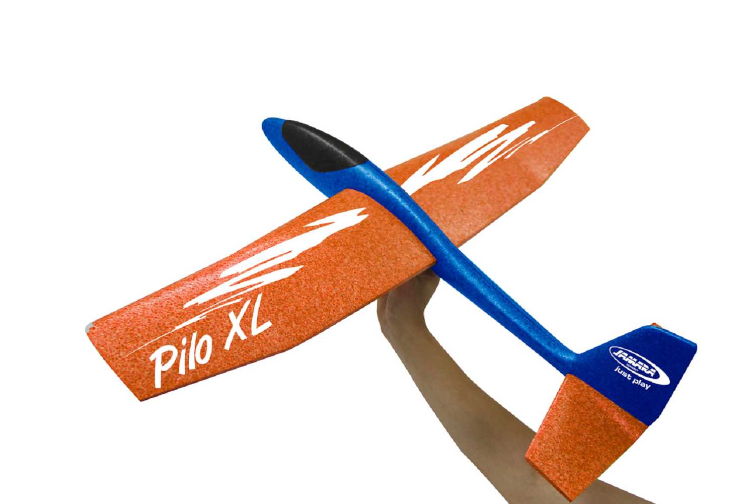 Jamara Pilo XL Schaumwurfgleiter EPP Tragfläche orange Rumpf blau