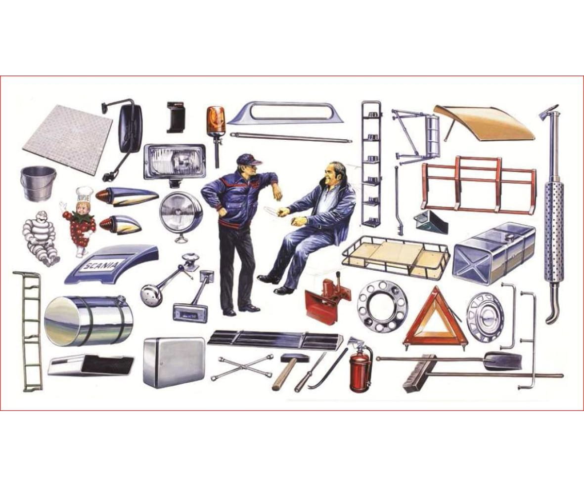 Italeri 1:24 Truck Shop Accessories