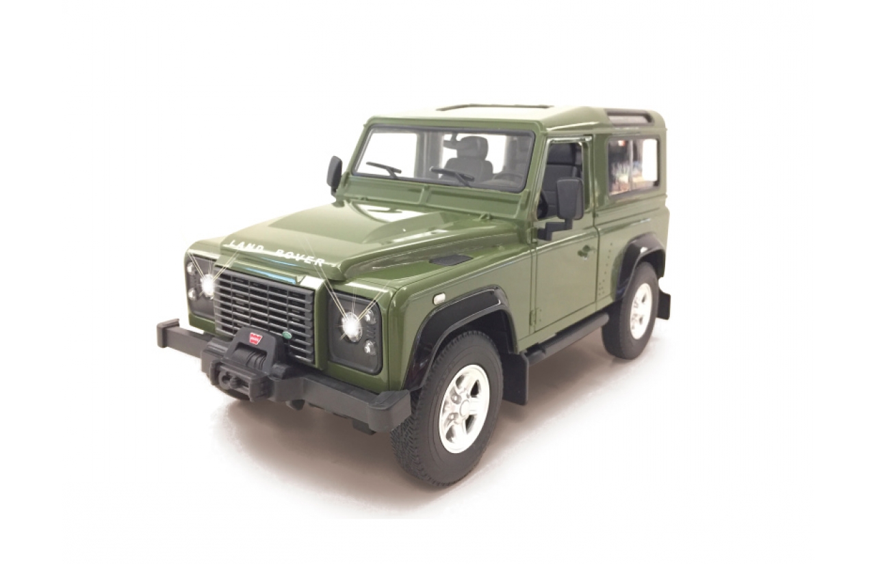 Jamara RC Auto Land Rover Defender 1:24 grün 2,4Ghz o Beleuchtung