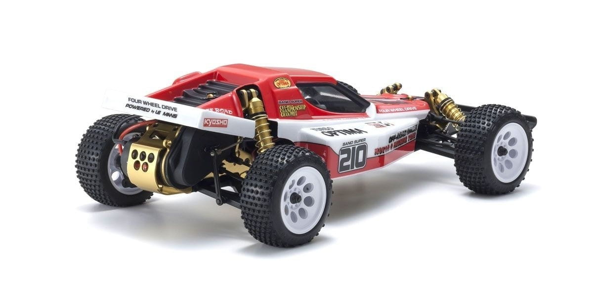 Kyosho RC Buggy Turbo Optima 1:10 4WD Kit Legendary Series Bausatz