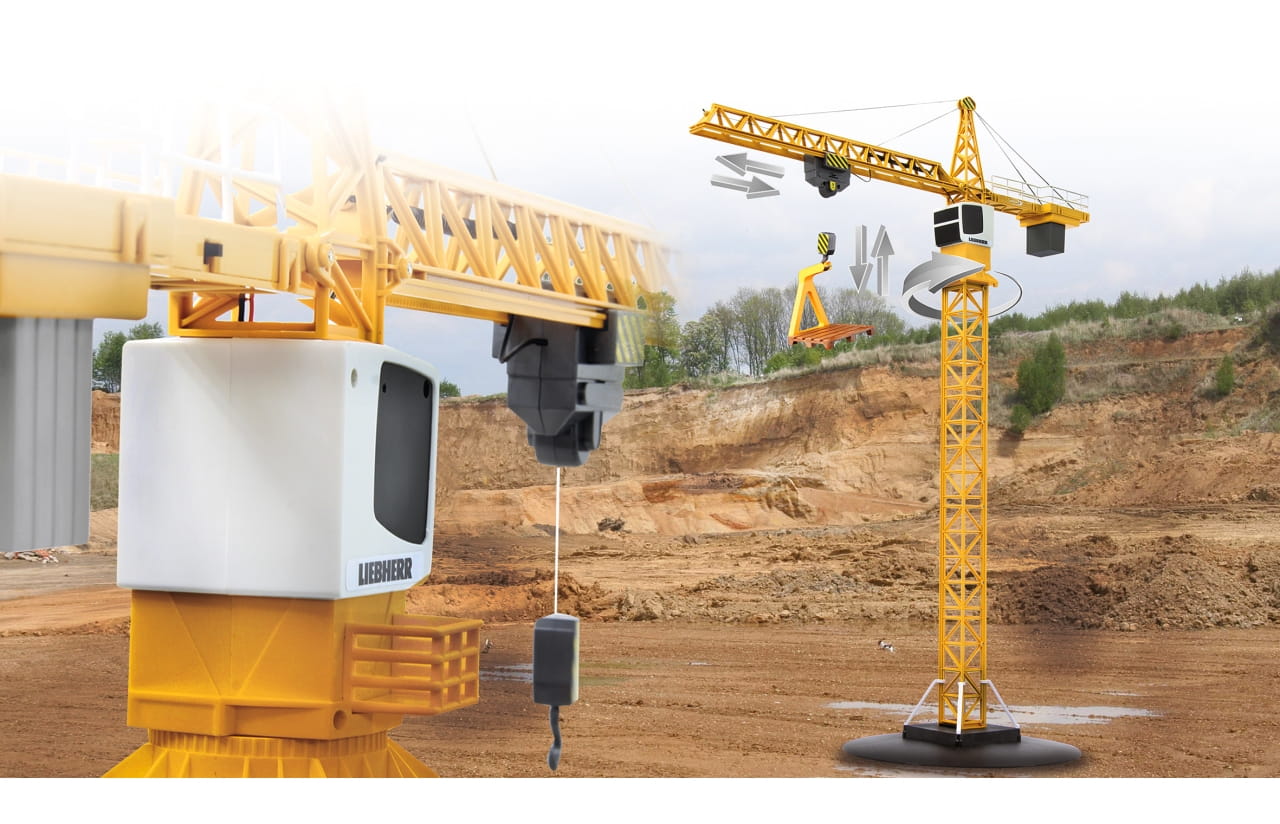 Jamara RC Turmdrehkran Liebherr 2,4Ghz