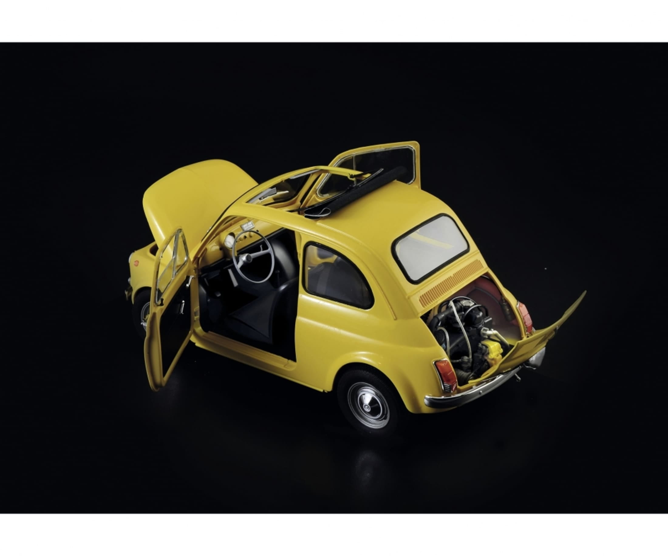 Italeri 1_12 Fiat 500 F Upgraded Edition Plastik Modellbausatz - RC-Zubehoer