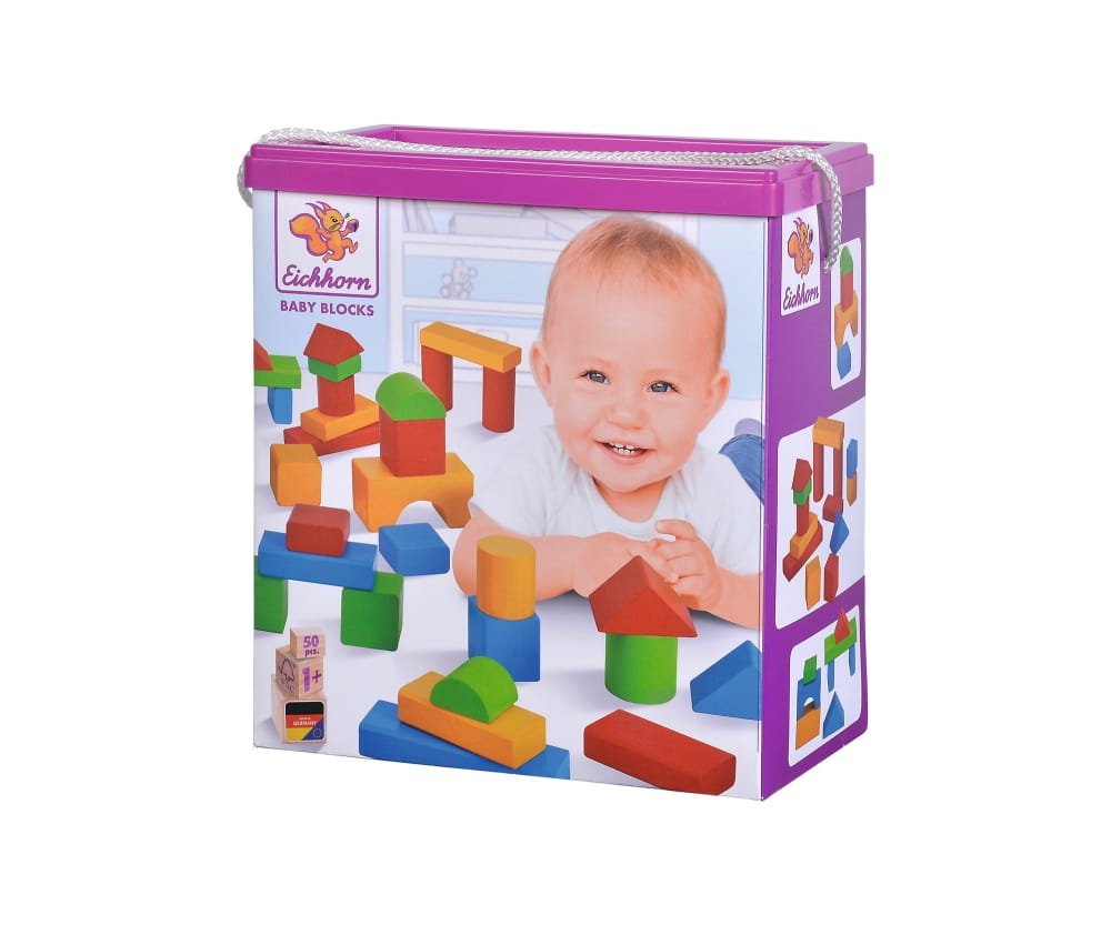 Simba Eichhorn Bunte Holzbausteine Baby