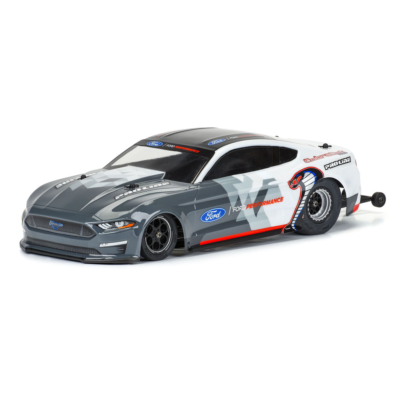 Proline 1_16 21 Mustang Cobra Jet Karosserie unlackiert Losi Mini Drag - RC-Zubehoer
