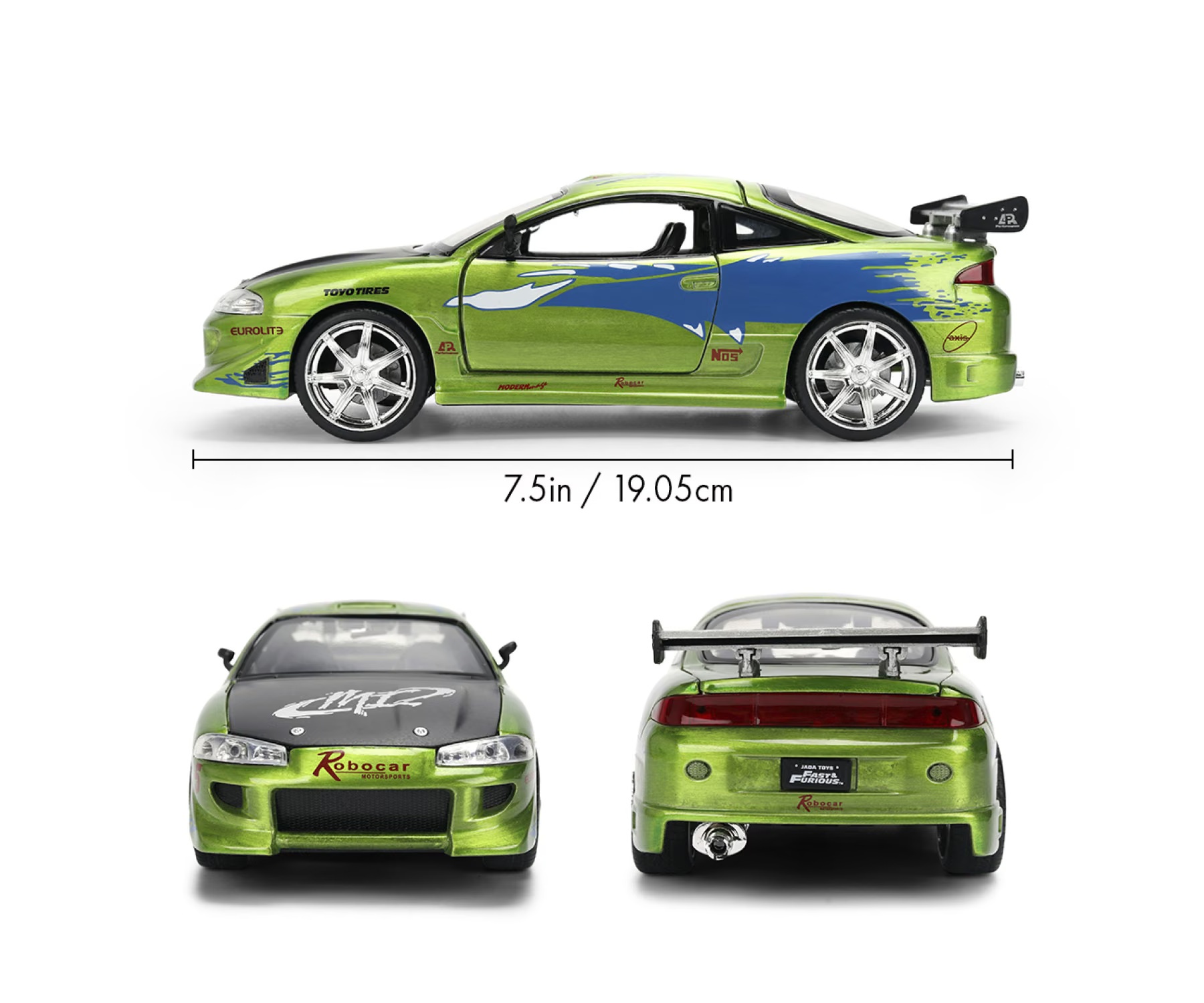 Jada Toys Fast _ Furious Anniversary Brian's Mitsubishi Eclipse 1995 1_24