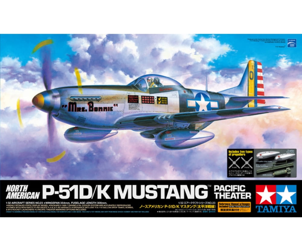 Tamiya 1:32 P-51D / K Mustang Pacific