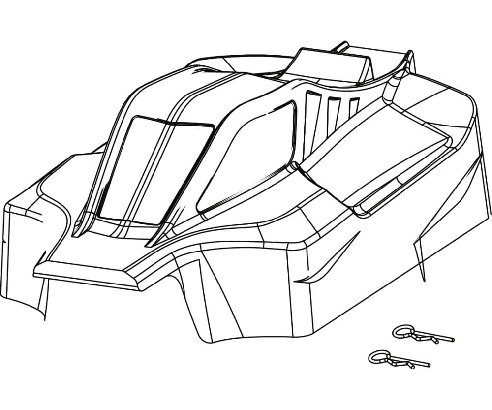 Carson Karosserie King of Dirt Brushless - RC-Zubehoer