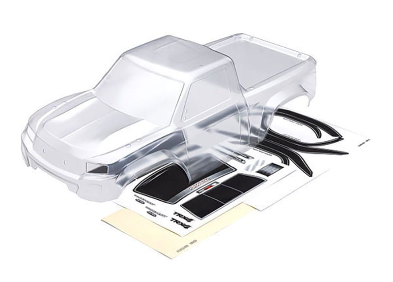 Traxxas Karosserie TRX-4 Sport klar mit Anbauteile für Clipless Traxxas Karosserie TRX-4 Sport klar mit Anbauteile fuer Clipless - RC-Zubehoer