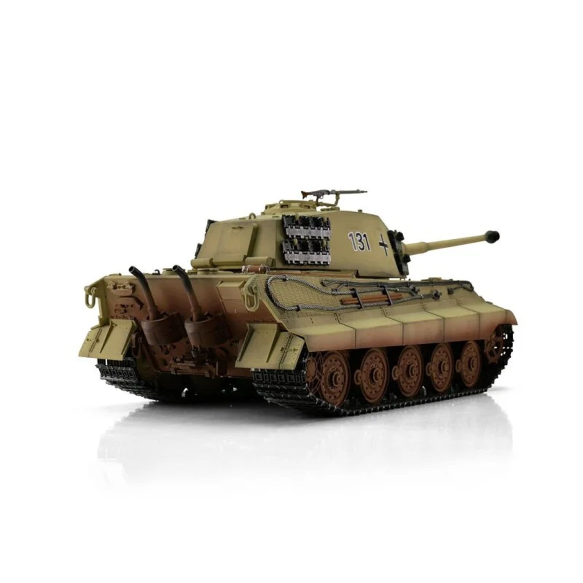 Torro Koenigstiger RC Panzer 1_16 Sand BB mit Kanonenrauch