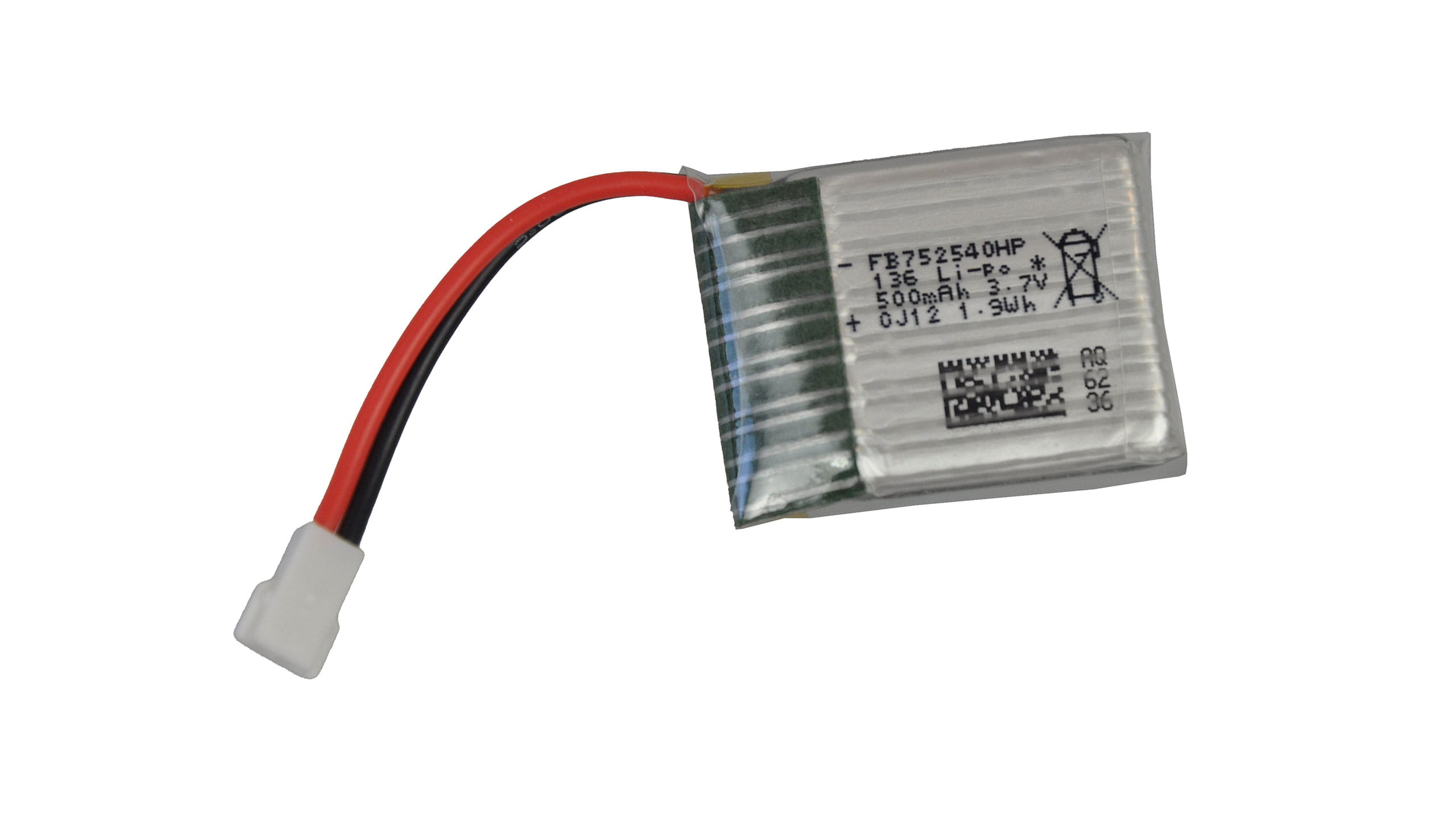 Amewi 24107-09 LiPo Akku 1S 3,7V 500mAh Amewi 24107-09 LiPo Akku 1S 3_7V 500mAh - RC-Zubehoer