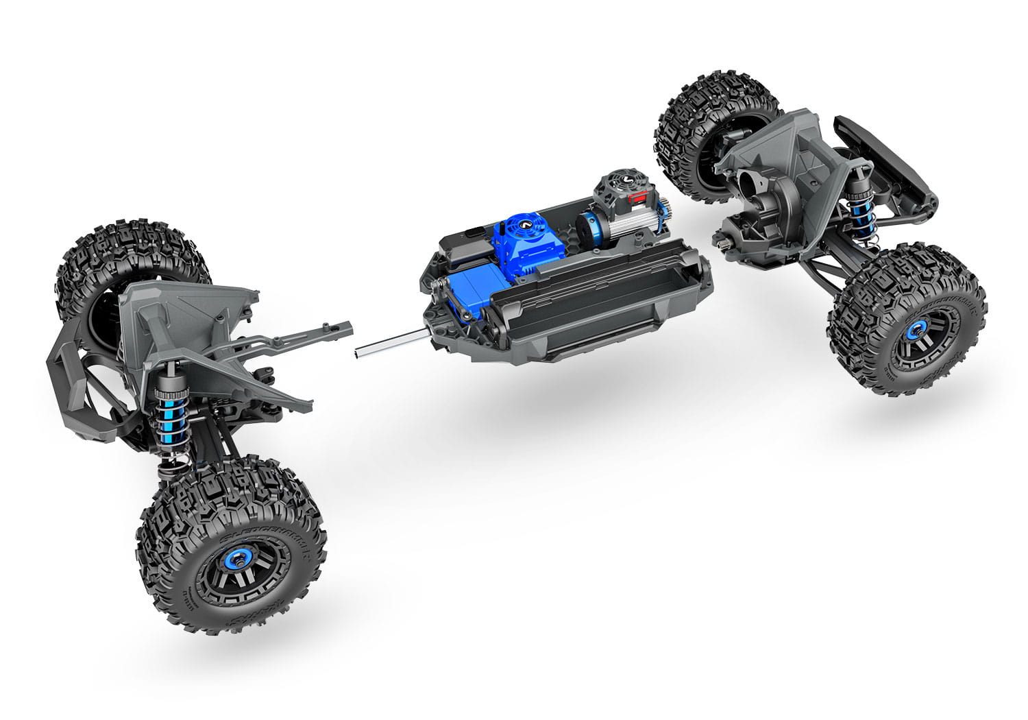 Traxxas WideMAXX Rock - Extreme Leistung - Geschwindigkeit Traxxas RC Monstertruck Wide MAXX 1:10 RTR TSM Brushless SR VXL Rock N Roll