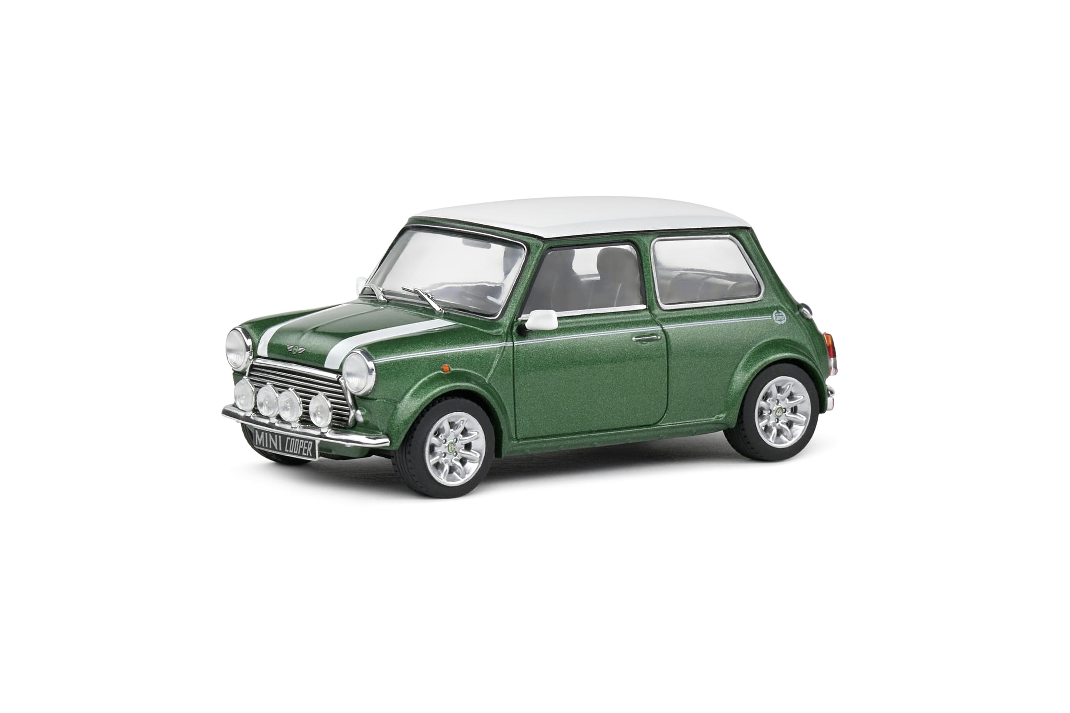 Mini Cooper S 1994 Modellauto in British Racing Green 1_43 Massstab von Solido