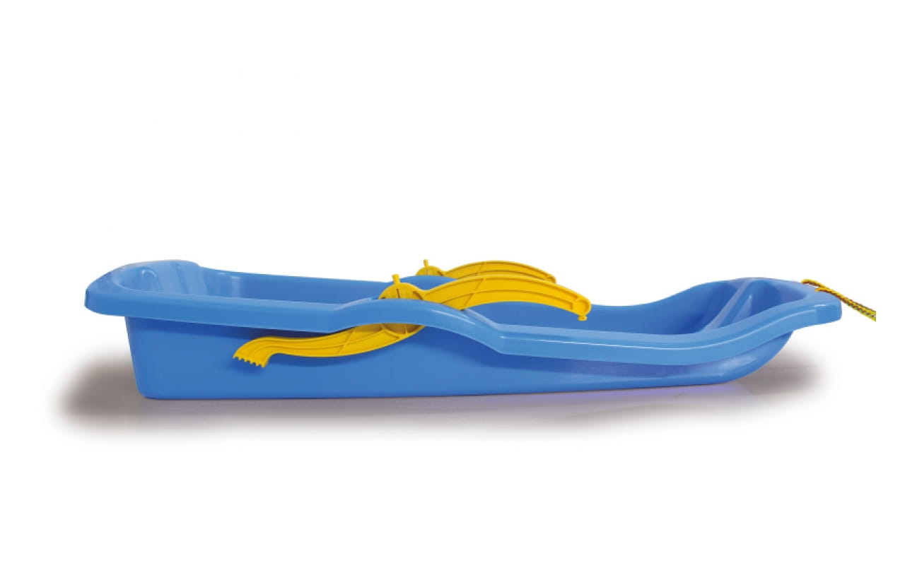 Jamara Snow Play Bob Schlitten Karol mit Bremse 80cm blau Jamara Snow Play Bob Schlitten Karol mit Bremse 80cm blau