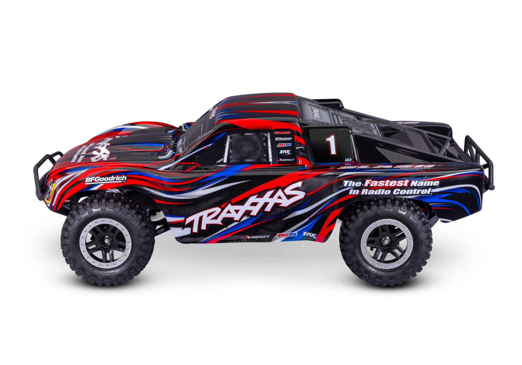 Traxxas Slash 2WD BL-2S 1_10 Short Course RC Truck in rot
