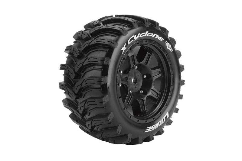Louise X-Cyclone MFT Reifen Soft für Arrma Kraton 8S mit Felge schwarz 24mm