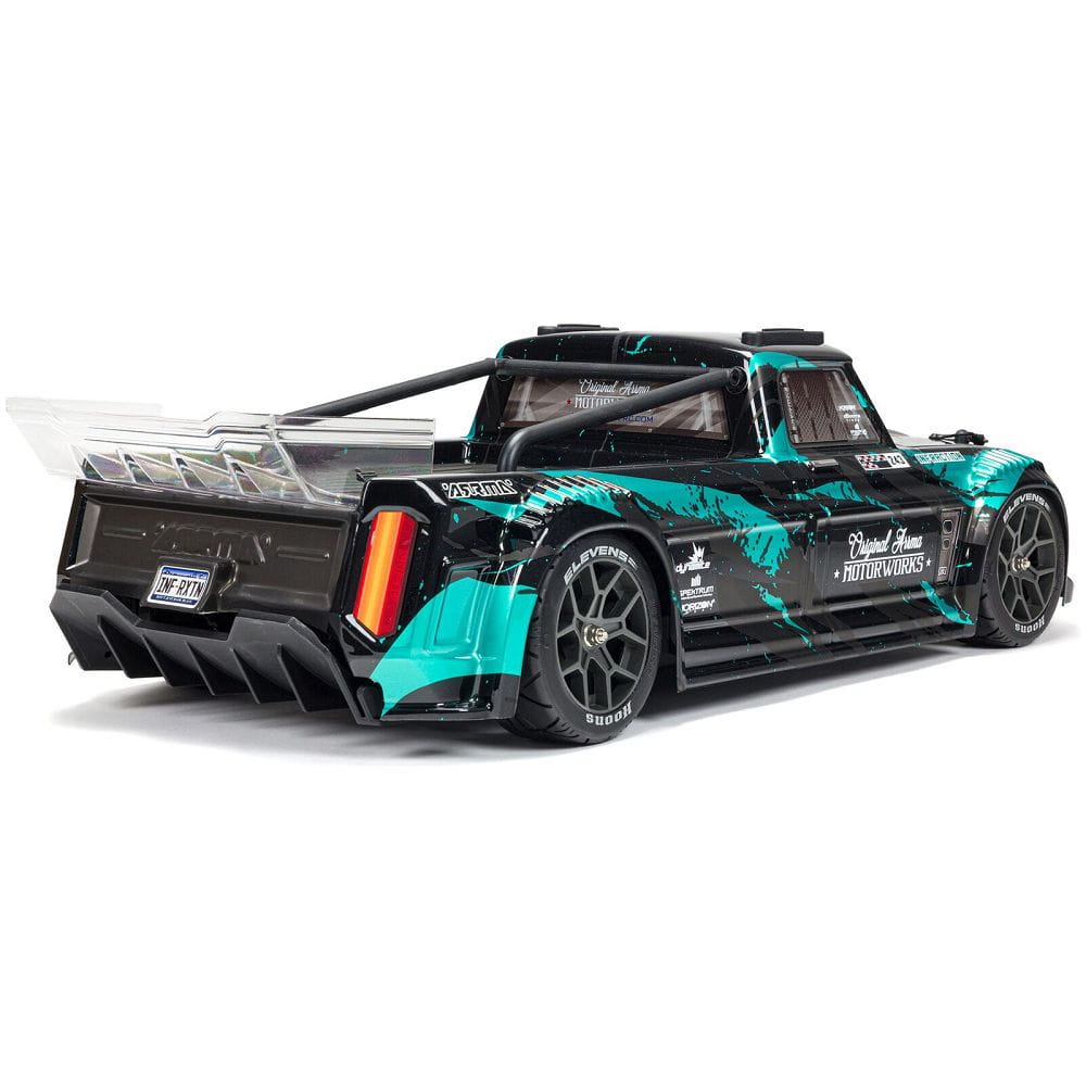 Arrma RC Car INFRACTION 4X4 Street Bash 3S BLX 1:8 Resto-Mod Truck Teal Arrma RC Car INFRACTION 4X4 Street Bash 3S BLX 1:8 Resto-Mod Truck Teal