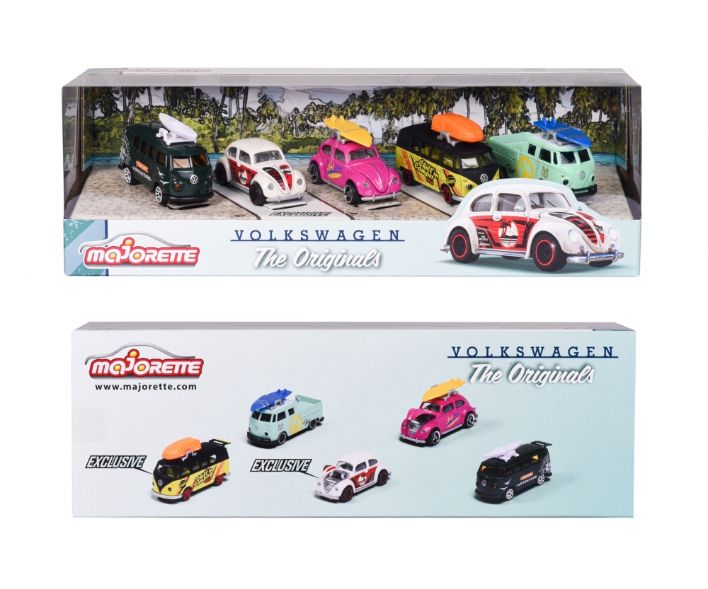 Majorette VW The Originals 5 Pieces Pack