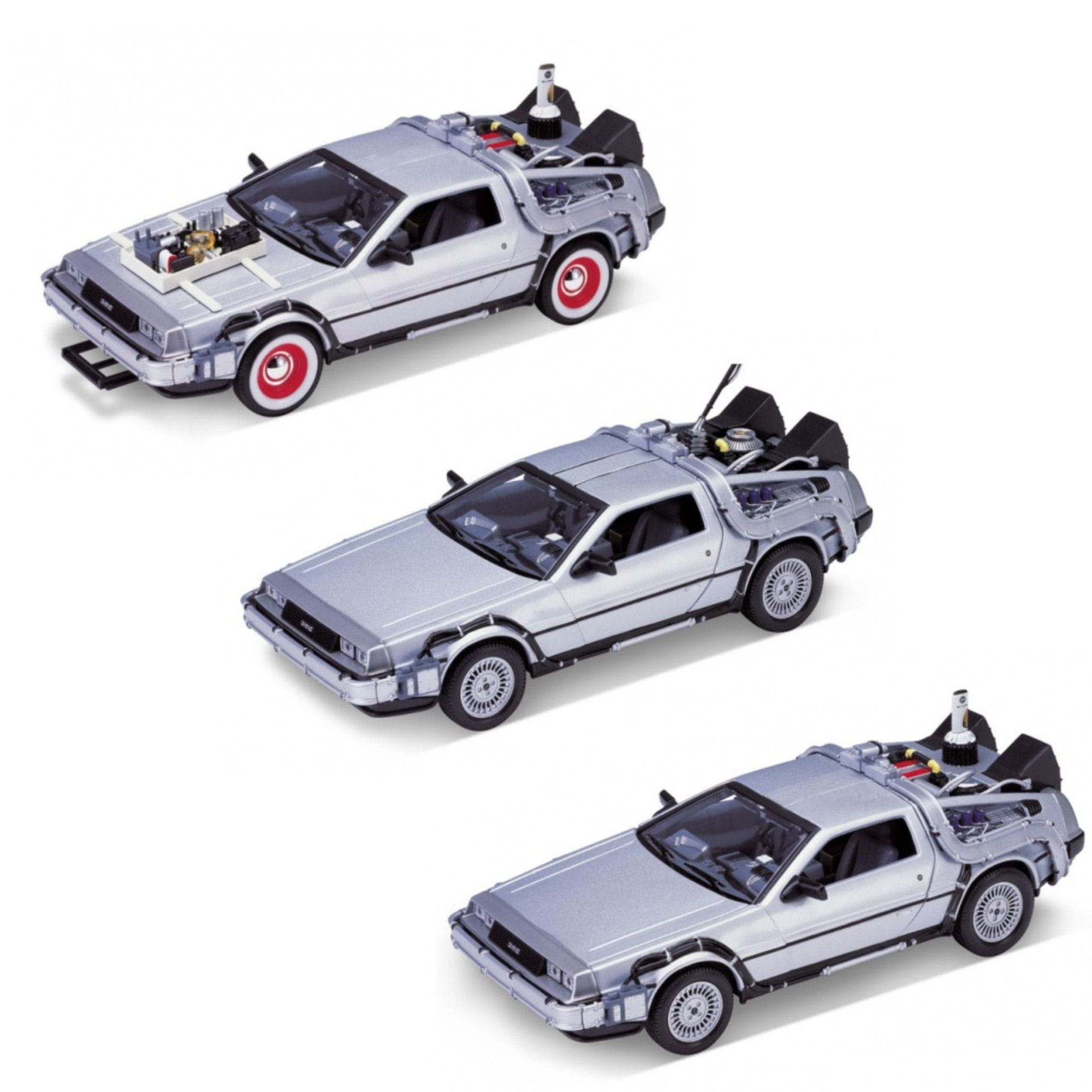 Welly DeLorean Trilogy Pack Modellauto Zurueck in die Zukunft