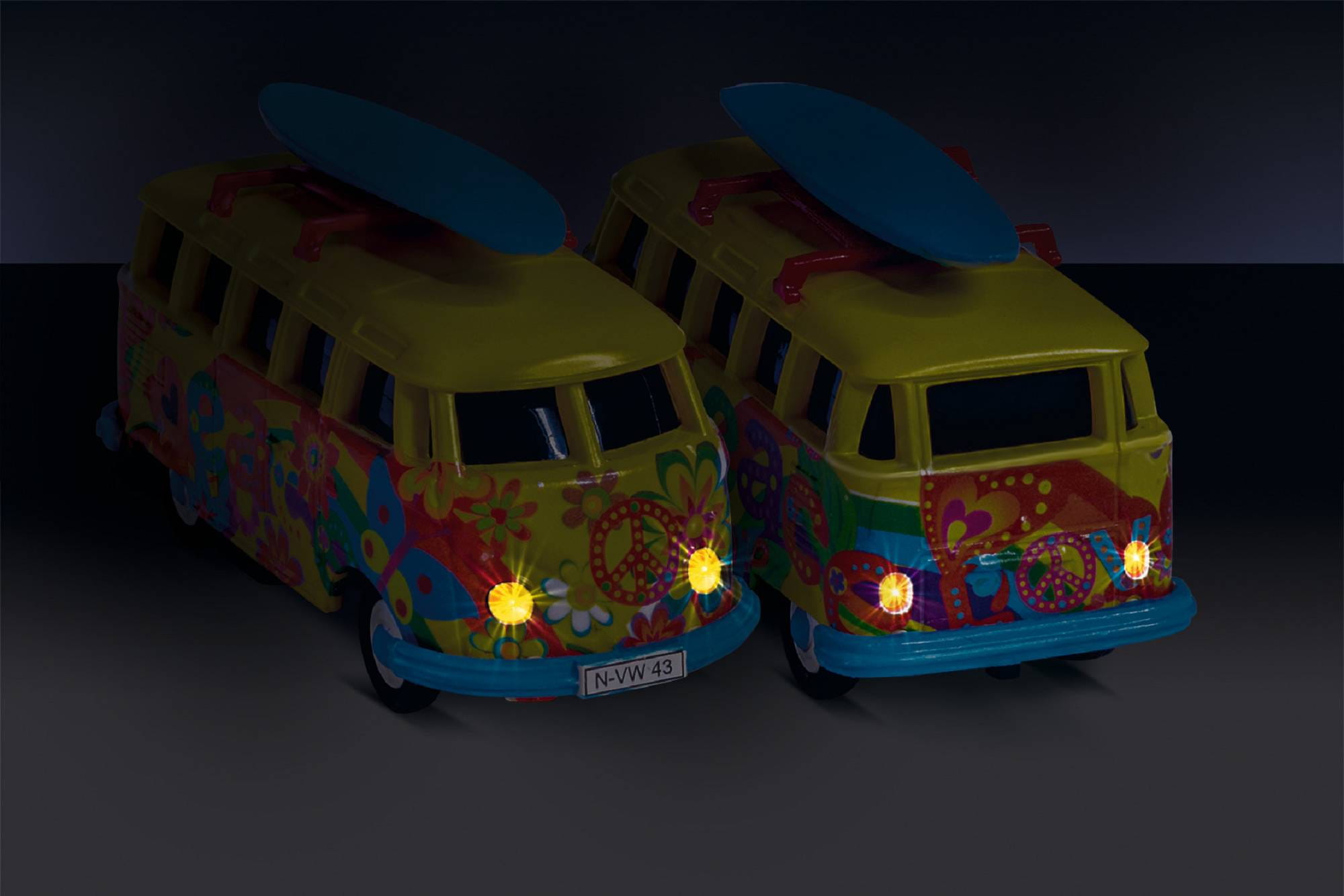 Carson H0 RC VW T1 Bus Flower Power