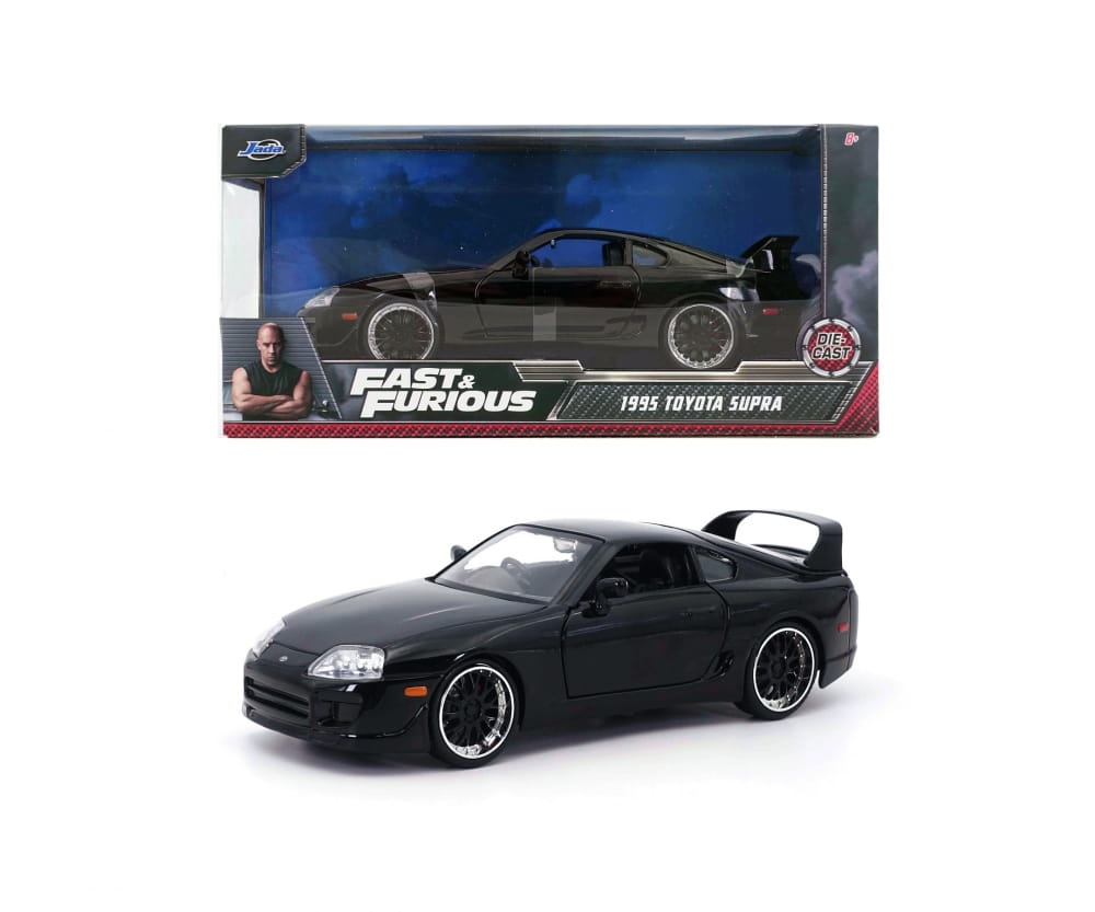 Jada Toys Fast _ Furious 1995 Toyota Supra Modellauto 1_24 schwarz_