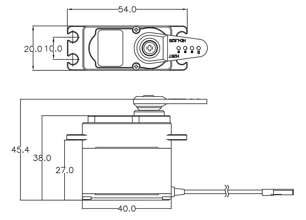 Hitec Servo D941TW Full Metal Case