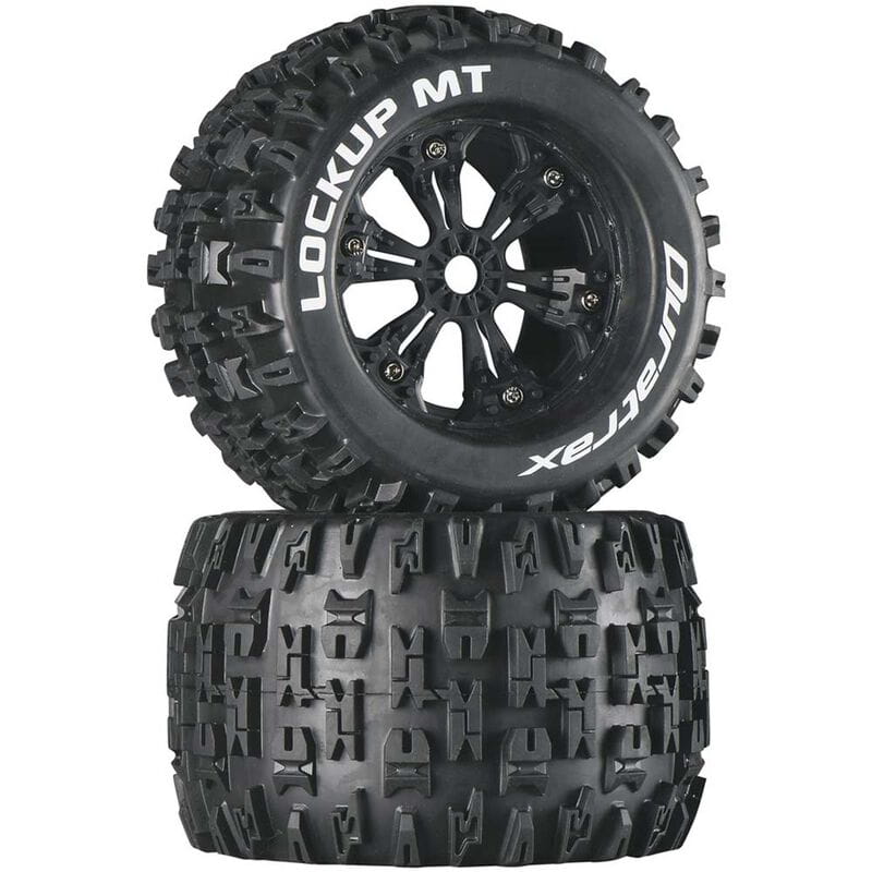 Duratrax Reifen Lockup MT 3.8_ Mounted Black _2_ - RC-Zubehoer