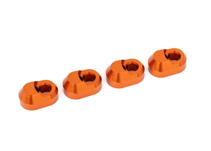 Traxxas Querlenkerstifte Halter _4_ Alu orange - RC-Zubehoer