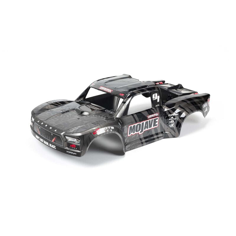 Arrma MOJAVE 1:7 EXB Painted Decaled Trimmed Body Black