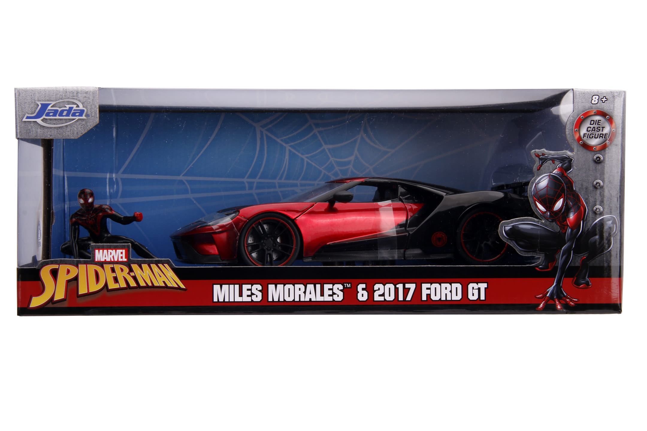 Jada Marvel 2017 Ford GT 1:24 Modellauto Ro-schw.
