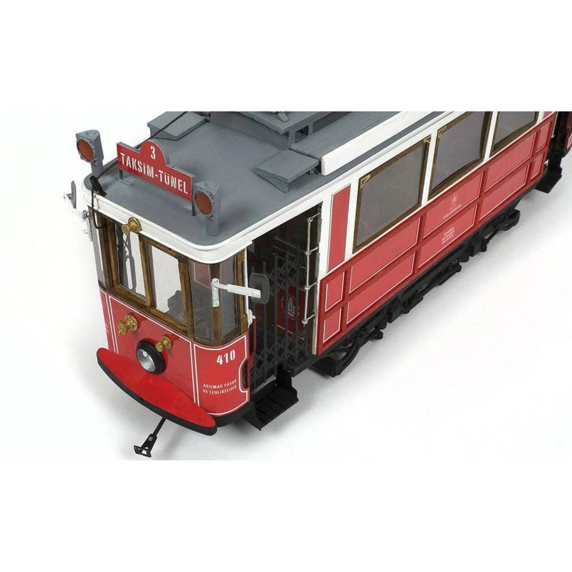 OcCre Istanbul Strassenbahn Standmodellbausatz 1_24 aus Holz