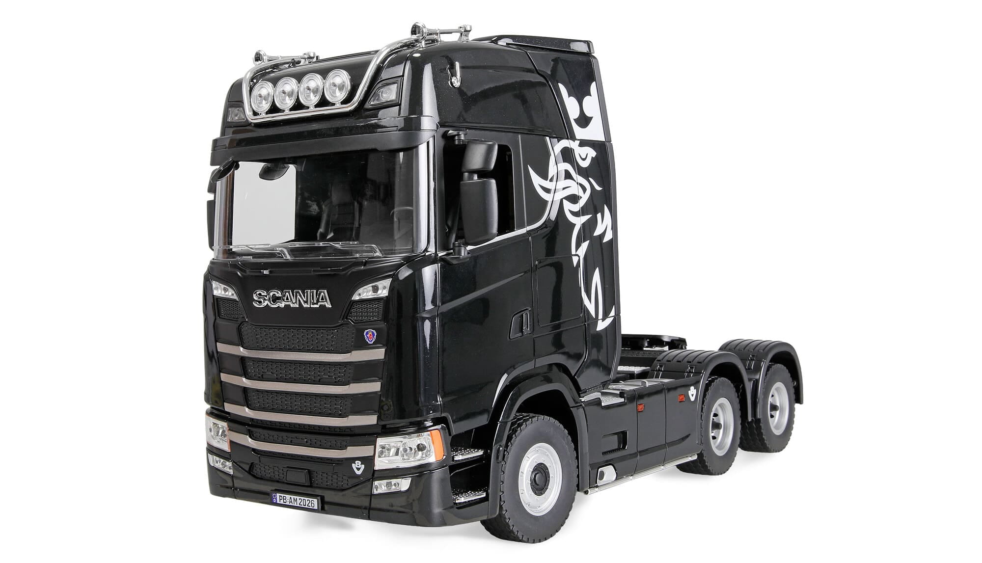 Amewi Scania 770 S 6x4 RC Zugmaschine RTR 1_18 Schwarz