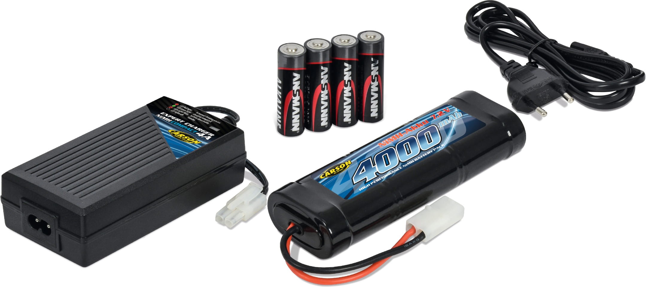 Carson Ladegerät Expert Charger NiMH Compact 4A Lade Set