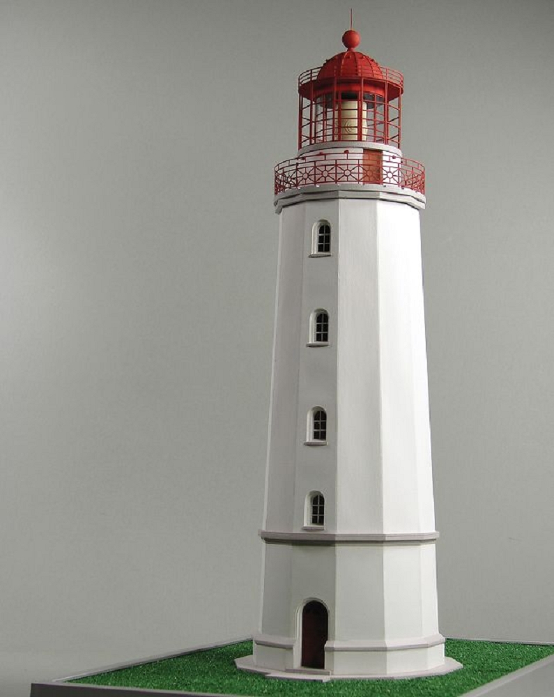 Shipyard Leuchtturm Dornbusch Lighthouse Germany 1888 1:72 Laser Kartonbausatz