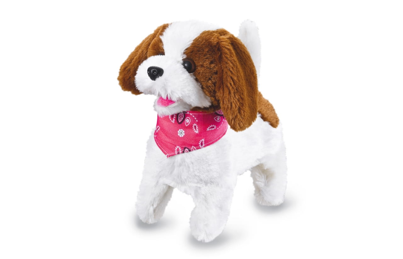 Jamara Lucky RC Plüschhund Weiß/Braun 27MHz