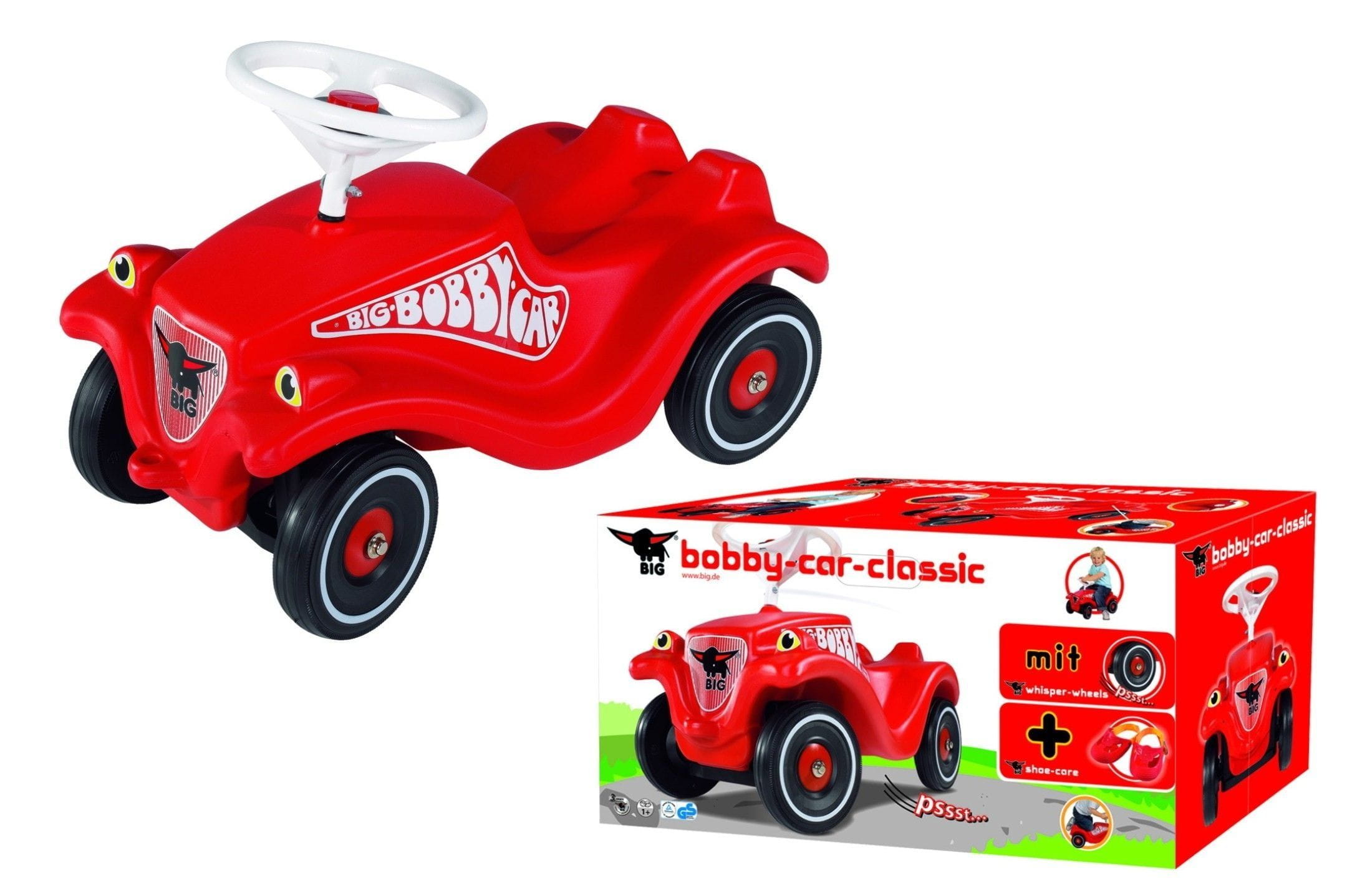 Big Bobby Car Classic Mit Flüsterreifen, Schuh Schützer Rot Big Bobby Car Classic Mit Flüsterreifen, Schuh Schützer Rot